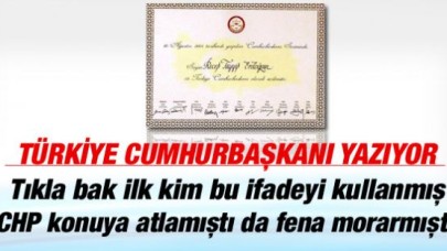 Erdoğan'ın mazbatası Cemil Çiçek'e verildi