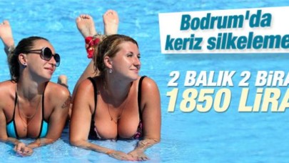 Bodrum'da İngiliz turist aile 1850 lira hesap ödedi