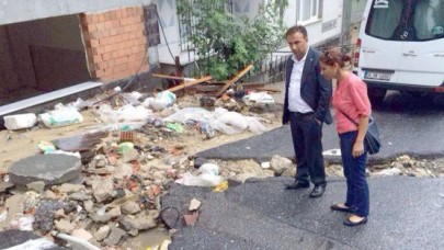 Esenyurt selzedelerinin yardımına Ali Gökmen koştu