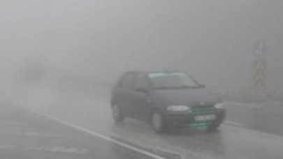 Silivri'de Yoğun Sis Görüş Mesafesini Düşürdü