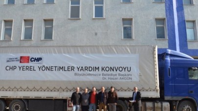 Büyükçekmece Belediyesi’nden Türkmenlere  2 TIR dolusu yardım