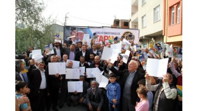 ESENYURT’TA 555 TAPU SAHİPLERİNE TESLİM EDİLDİ