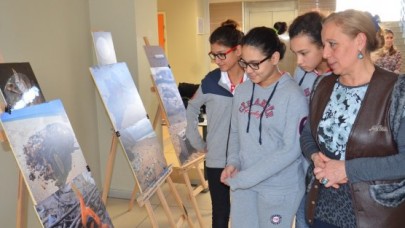 “Deniz Çöpleri Sergisi” Büyükçekmece’de sergilendi