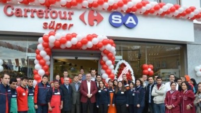 Başkan Carrefour Sa Süper Marketi Açtı