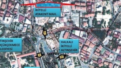 Halkalı Meydanında Trafiği Rahatlatacak Düzenleme