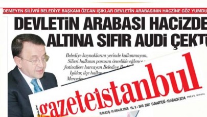 Makam aracı hacizde ama özel aracı sıfır AUDİ!