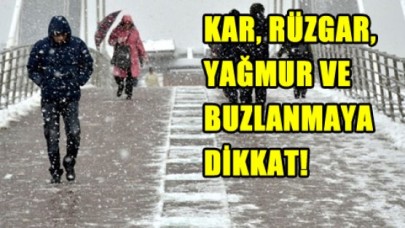 Meteoroloji'den 4 önemli uyarı!