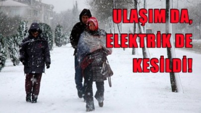 İstanbul'da hayat durdu