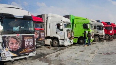 “ÜŞÜYORUM YARDIM EDİN”  TIR’LARI YOLA ÇIKTI