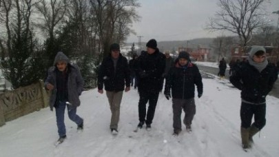 Kar Yağışı Sonrasında Soluğu Mahallelerde Aldı