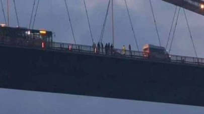 Boğaziçi Köprüsü'nde intihar girişimi