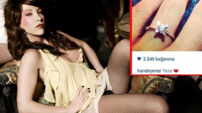 Hande Yener Evlilik Teklifine "Evet" Dedi