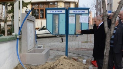 Tarihi çeşme yeniden hayat buldu