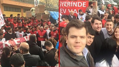 CHP’li gençlerden Metal-İş grevine destek