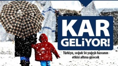 Kar yine geliyor