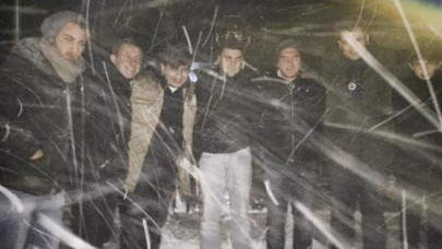 CHP’li gençler ziyaretlerine kar kış demeden devam ediyor