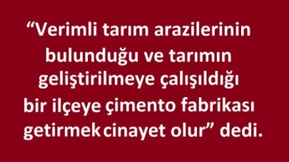 Silivri'de çimento fabrikası tartışmaları