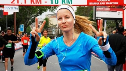 İstanbul Yarı Maratonu'nda bayrak yarışı