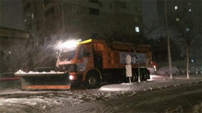 Beylikdüzü'de 7/24 kar önlemi