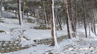 SİLİVRİ BEYAZA BÜRÜNDÜ