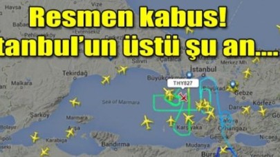 Atatürk Havalimanı'nda hava trafiği arap saçına döndü!