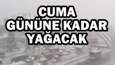 İstanbul'da bazı bölgelerde 40-60 santimetre kalınlığında kar