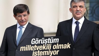 Davutoğlu'na Abdullah Gül vekil olacak mı sorusu