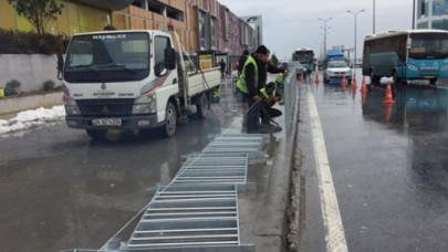 İstanbul'da "durak işgallerine" karşı bariyer önlemi
