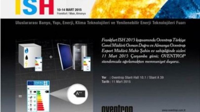 Oventrop'un yenilikçi ve İnovatif ürünleri ziyaretçilerle buluşuyor