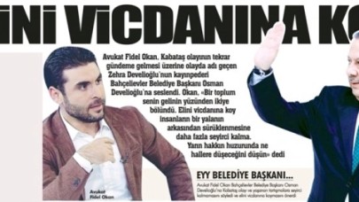 ELİNİ VİCDANINA KOY!