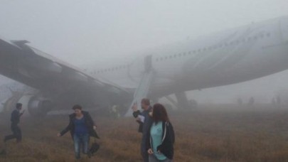 THY uçağı pistten çıktı: 1 yolcu yaralı