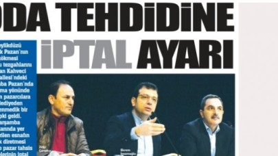 ODA TEHDİDİNE İPTAL AYARI