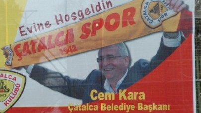 Cem Kara’nın Çatalcaspor aşkı