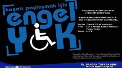 Hayatı paylaşmak için engel yok