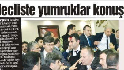 Mecliste yumruklar konuştu