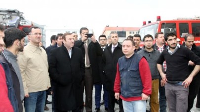 KADIOĞLU’NDAN YANGINA MÜDAHALE