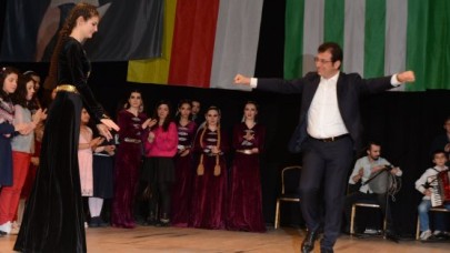 İmamoğlu dans etti renk kattı