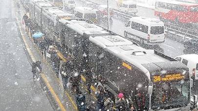 İstanbulda kar yağışı başladı