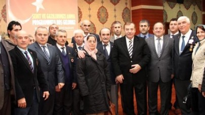 Şehit aileleri unutulmadı