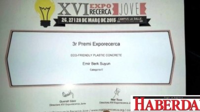 Liseli Genç Projesiyle Dünya Üçüncüsü Oldu