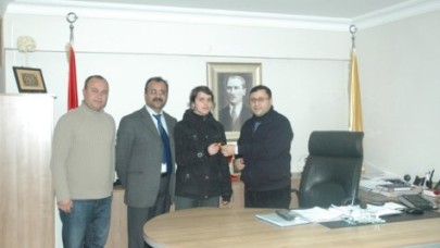 Genç sporcuya hediye