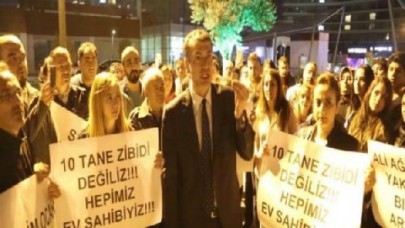 Başakşehirde Ali Ağaoğlu protestosu