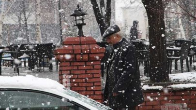 Nisan ortasında lapa lapa kar!