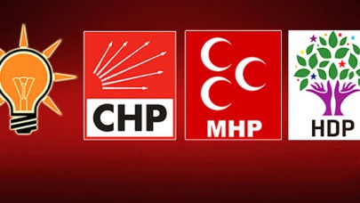 AK Parti, CHP, MHP ve HDPnin 25 Adayı Değişti