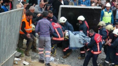 İSKİnin kanalizasyon kazısında kaza