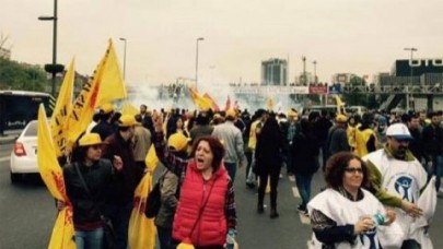 Merterde E-5e biber gazı