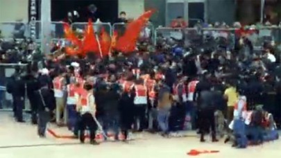 Eylemciler Taksim Meydanına girdi