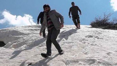 Muşta mayıs ayında ulaşıma kar engeli