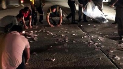Atatürk Havalimanı apronuna para saçıldı