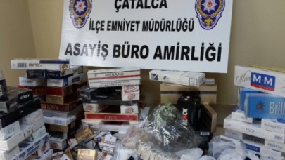 546 paket sigara ele geçirildi